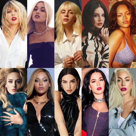 Female Artists Charts On Twitter Female Artists With The Most Solo