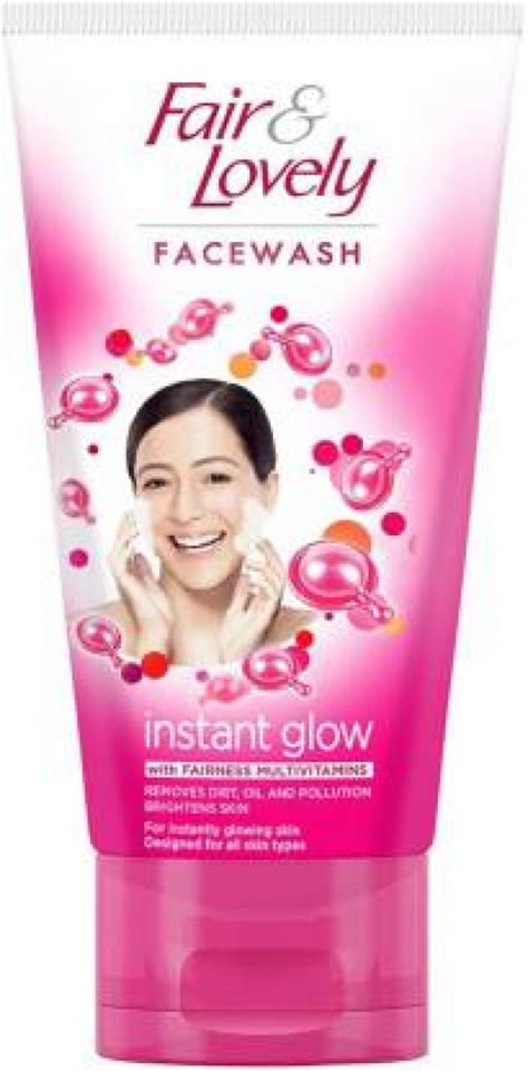 Fair And Lovely Instant Glow With Fairness Multivitamins Facewash Face