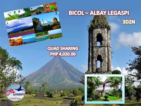 3d2n Bicol Albay Legaspi Tour Package Philippines Buy And Sell