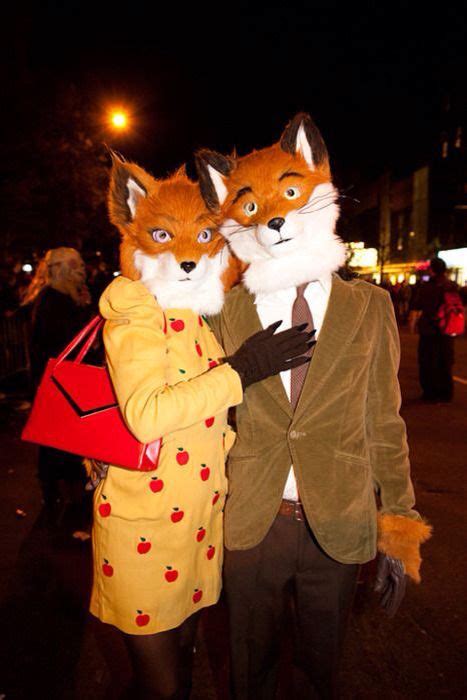 Awesome Fantastic Mr Fox Costumes Cool Halloween Costumes Fox Costume Couple Halloween Costumes