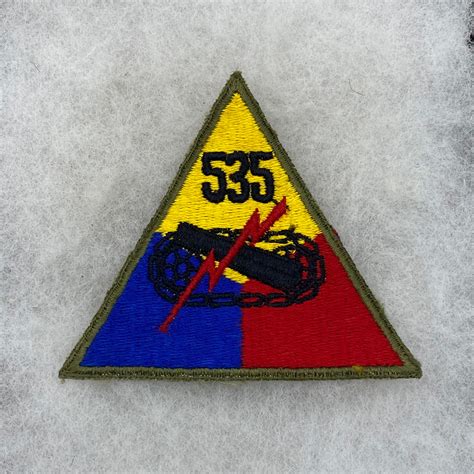 Ww2 Us 535th Armored Tank Battalion Patch Fitzkee Militaria Collectibles