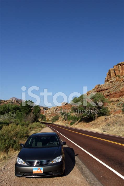 Desert Road Trip Stock Photo Royalty Free Freeimages