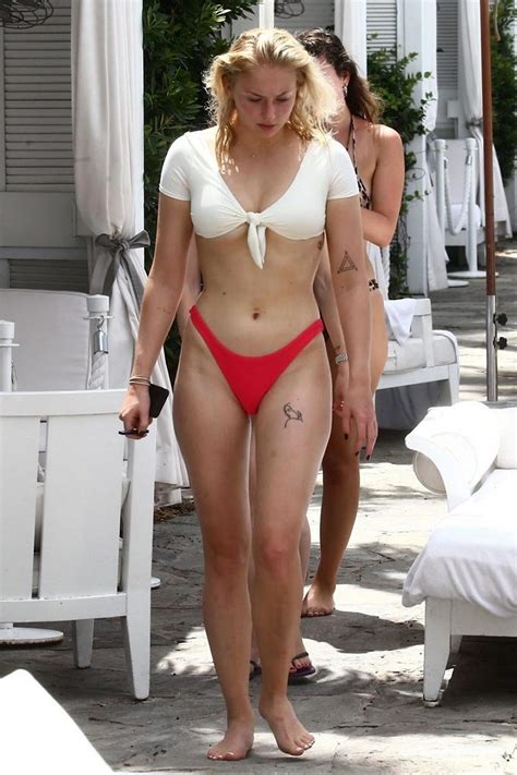 Sophie Turner Bikini Hot Pics — She Has No Ass Scandal Planet