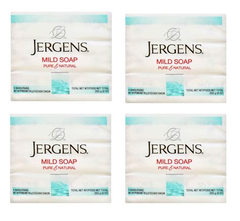 Jergens Mild Soap Lightly Scented Gentle Cleansing Soap For All Skin