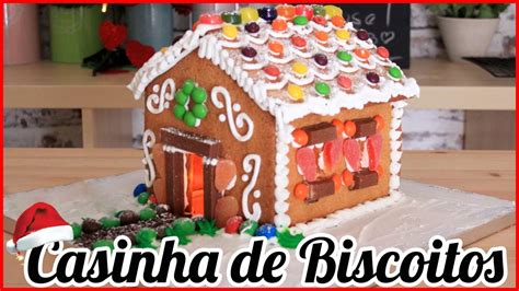 Receita De Natal Como Fazer Uma Casa De Biscoitos How To Make A Gingerbread House