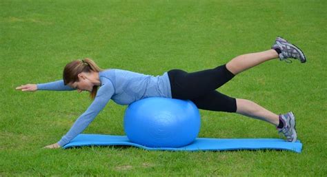 The Superman Abdominal Exercise Using A Fit Ball