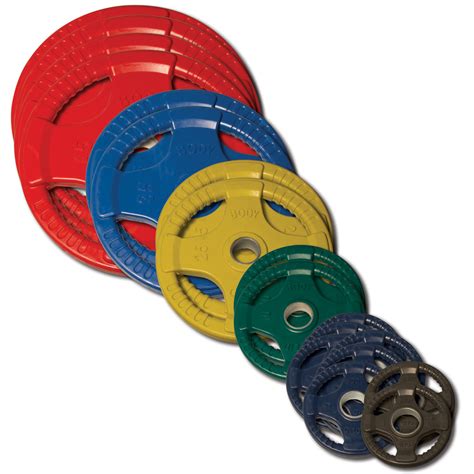 Body Solid Orct355 Olympic 355lb Colored Rubber Grip Weight Set