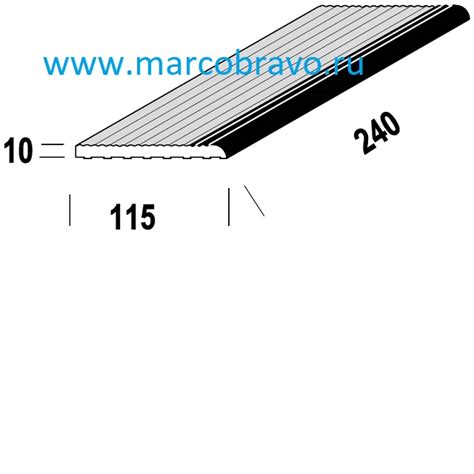 м 562044/3051 groowed tile with stripe Бортовой элемент ...