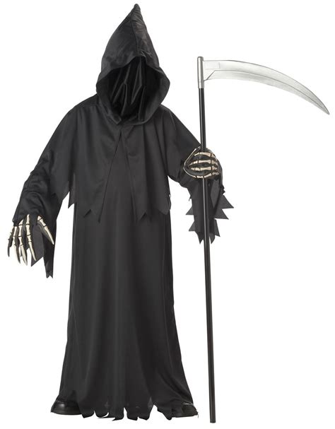 Kids Grim Reaper Deluxe Boys Costume 3699 The Costume Land