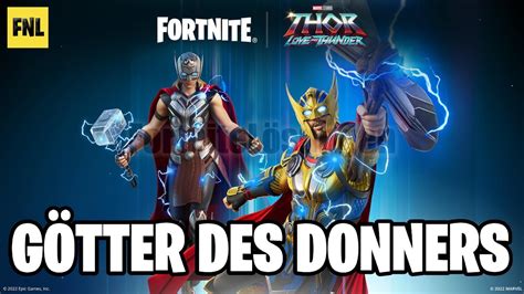 Götter Des Donners Paket Thor Odinson And Mighty Thor Fortnite Itemshop Youtube