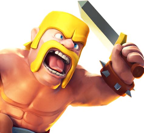 Clash Royale Characters Barbarian Clash Of Clans Side View Hd Png