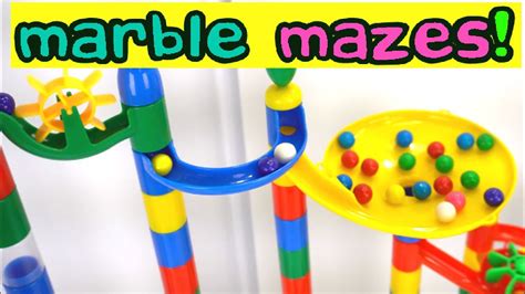 Best Learning Video Compilation For Kids Giant Marble Mazes Teach