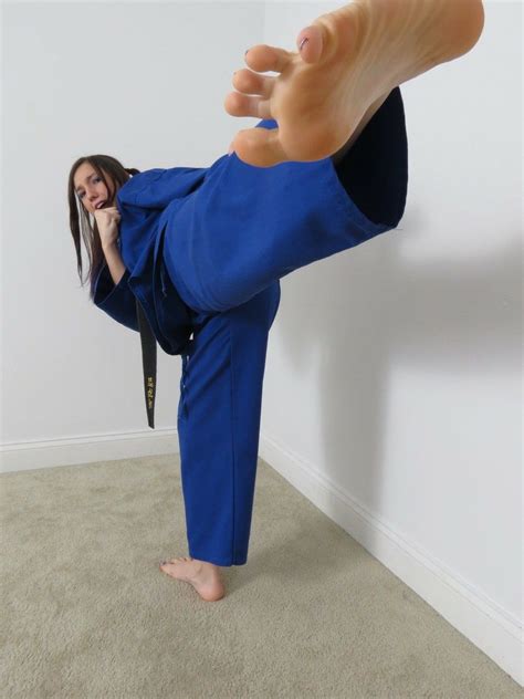 Karate Woman Feet