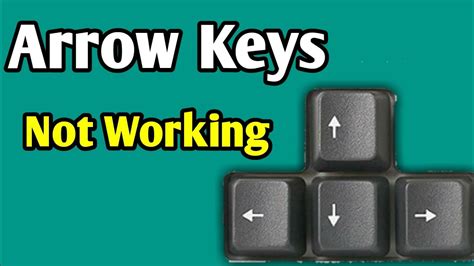 Keyboard Arrow Keys Not Working Windows 10 Arrow Button Not Working