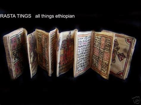 Ethiopian Magic Scroll Book Geez Manuscript Ethiopia 25965018