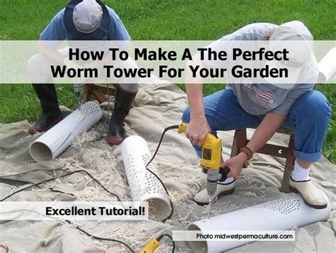 How To Make A The Perfect Worm Tower For Your Garden