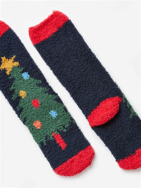 Buy Joules Festive Fluffy Socks From The Joules Online Shop