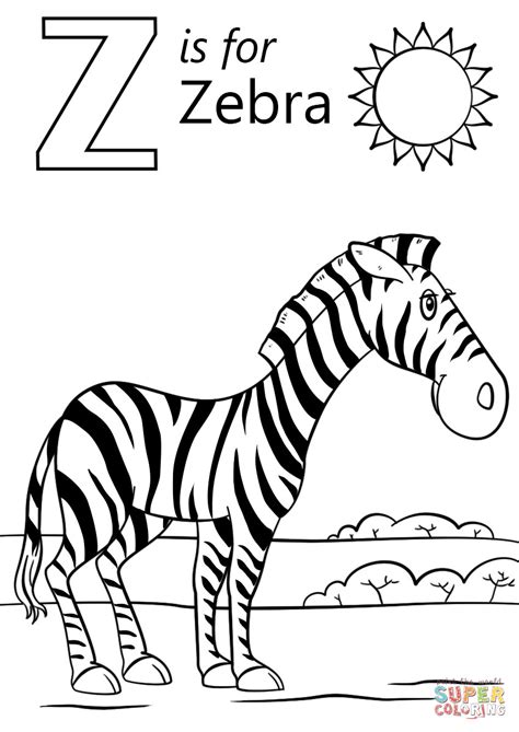 Zebra coloring pages zebras live in africa and there are three species: Zebra Coloring Pages at GetColorings.com | Free printable ...
