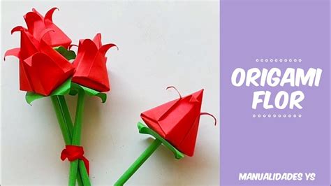 Origami Flores 👍 Fácil Y Rápido Papiroflexia Flower Easy And Fast