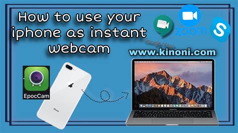 How To Use Your Iphone Camera As Webcam For Your Laptop Windows Youtube