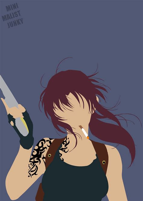 You will definitely choose from a huge number of pictures that option that will suit you exactly! Revy (Black Lagoon) Minimalist Phone Wallpaper by MinimalistJunky on DeviantArt