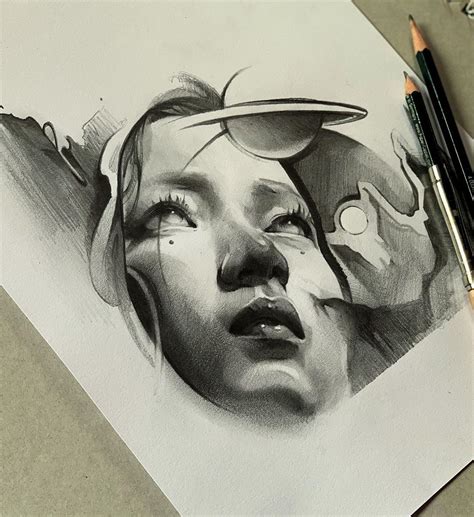 Anastasia Ritova 🐁 в Instagram Pencil Drawing ️ Drawing Sketch