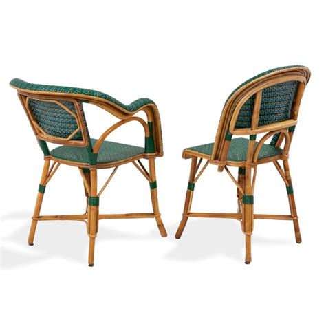 Vintage French Rattan Bistro Chairs Set Of 8 Chairish