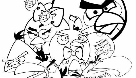 Angry Birds Printables Coloring Pages at GetColorings.com | Free