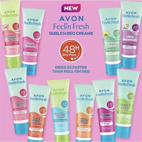 Avon Feelin Fresh Anti Perspirant Deodorant Cream Shopee Philippines