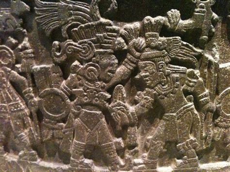 A Stone To Show Tizoc The Aztec Leader Defeating His Enemies 1481