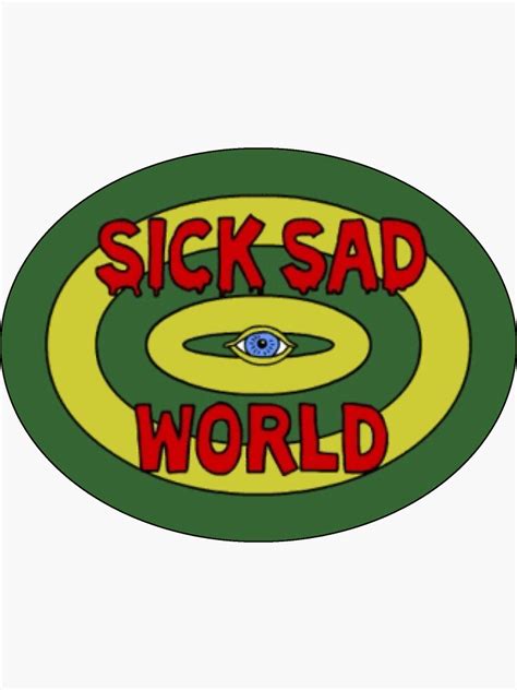 Sick Sad World Daria Logo Sticker For Sale By 90slovelove Redbubble