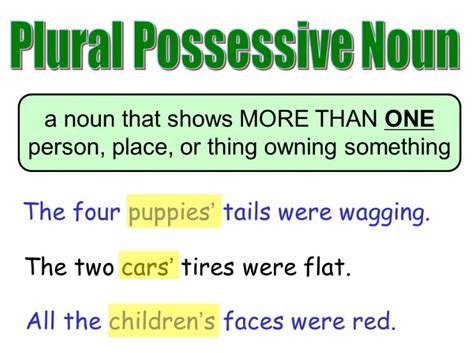 Identifying Plural And Possessive Nouns Possessive Nouns Plurals My Xxx Hot Girl