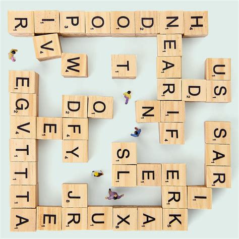 500 Pcs Wood Letter Tiles Magicfly Wooden Scrabble Tiles A Z Capital