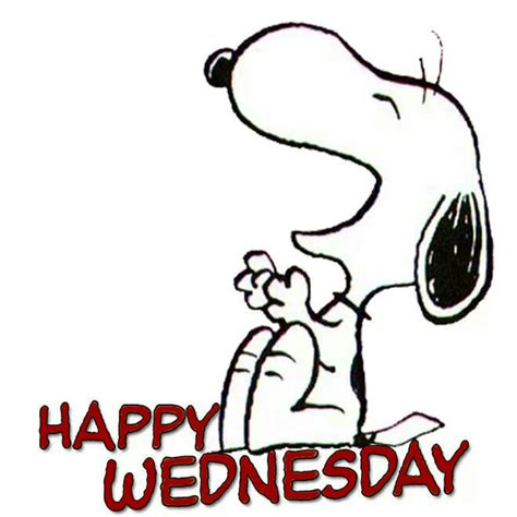 Snoopy Wednesday Greeting Snoopy Quotes Wednesday Greetings Happy