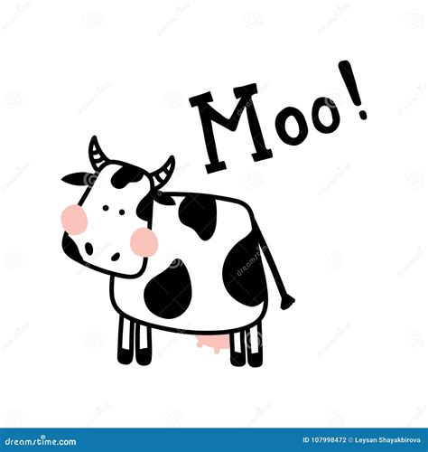 Isolated Cow Stock Vector Illustration Of Calf Icon 107998472