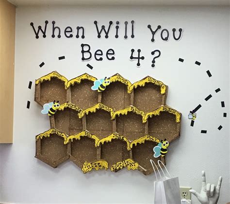 Bee Theme Birthday Board For Preschool Class Room I Found The Idea On