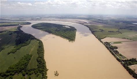Mississippi River Breaks Levee Floods Crops As Rising Waters Move