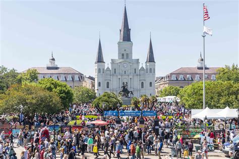 French Quarter Festival à La Nouvelle Orléans ≡ Voyage Carte Plan