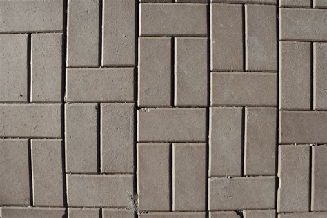 Gray Brick Pavers Sidewalk Texture Picture Free Photograph Photos