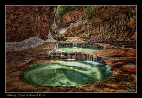 les emerald pools du zion national park aux etats unis