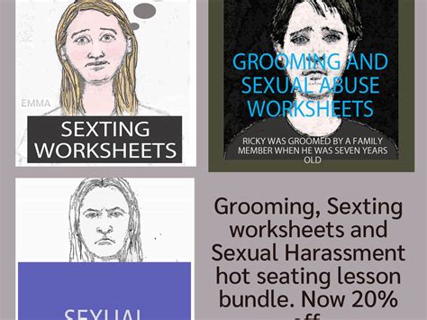 Grooming Sexting Worksheets And Sexual Harassment Hot Seating Lesson Bundle Us Teaching