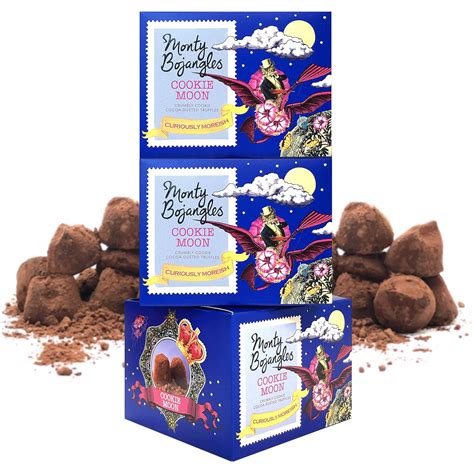 Monty Bojangles Cookie Moon Cocoa Dusted Truffles 3 X 100g Gift Boxes