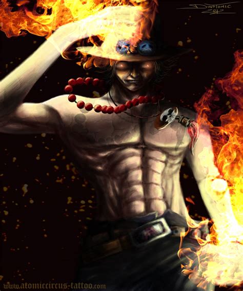 Ace From One Piece By Atomiccircus On Deviantart