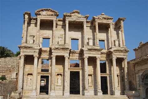 Library Of Celsus In Ephesus Turkish Archaeological News