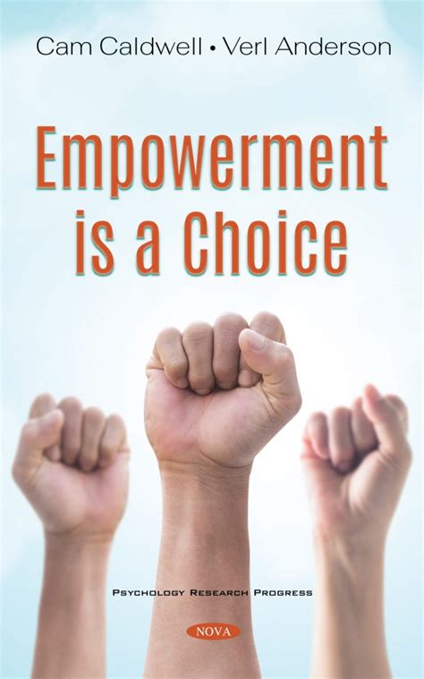 Empowerment Is A Choice Nova Science Publishers