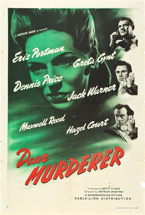 Dear Murderer 1947 Imdb