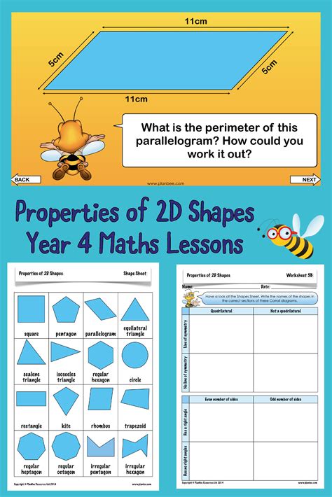 Properties of 2D Shapes | Properties of 2d shapes, Shapes lessons, 2d ...