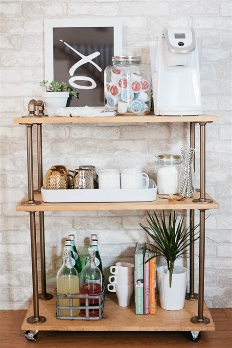 The Perfect Coffee Station With A Diy Coffee Bar Cart Fresh Mommy Blog