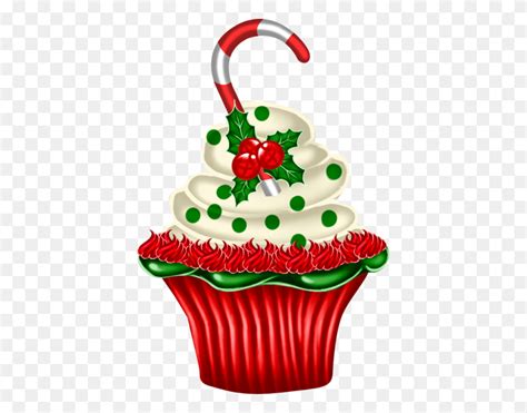 Gateauxtubesnoel Clip Art Cupcakes Christmas Noel Clipart Flyclipart