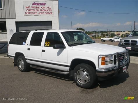 1999 Summit White Gmc Suburban K1500 Slt 4x4 17255557 Photo 3